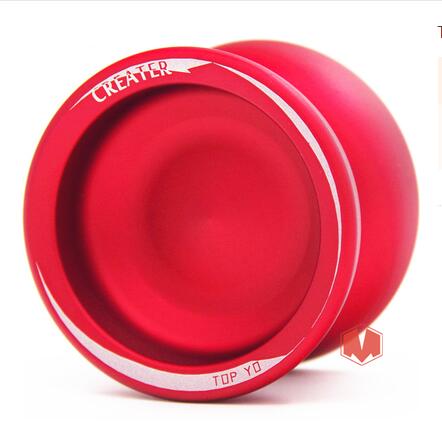 YoYo TOPYO CREATER YOYO yo - yo CNC Metal bearing yoyo Metal ball: red