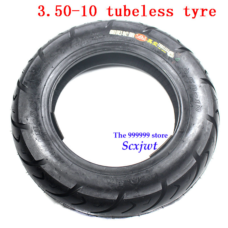 3.50-10 Motorcycle Tubeless Tire for Moped Scooter 50cc 80cc 150cc 350-10 vacuum tire 3.50-10
