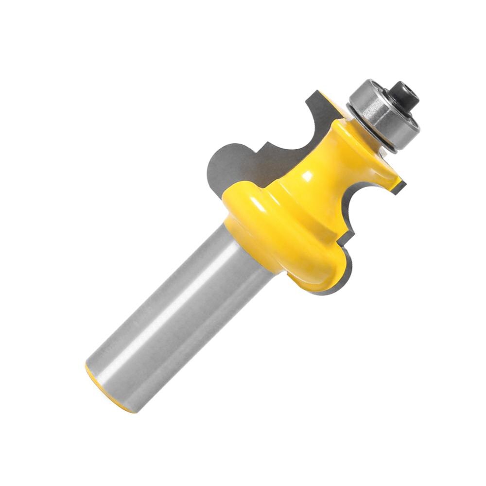 1pc 12mm 1/2" Shank Bead Molding Router Bit Flute & Beading Line Woodworking Tenon Milling Cutter for Wood Tools