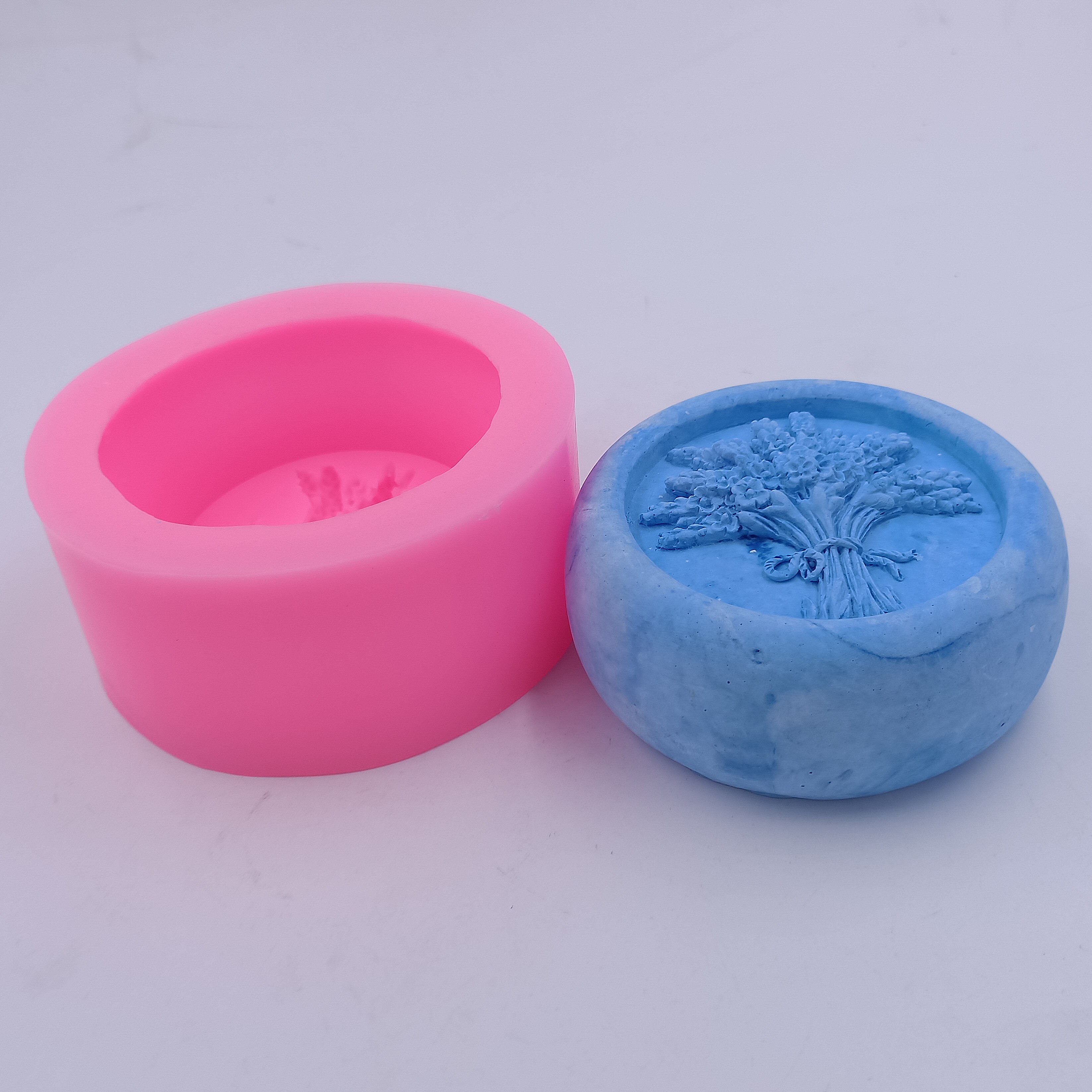 de ramo, molde de jabón de barra casero, moldes de cera perfumados para velas, moldes de fundición para decoración de yeso, molde de silicona artesanal