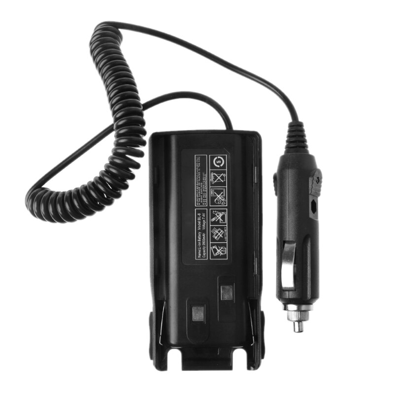 Ładowarka samochodowa eliminator adapter robić Baofeng UV-82 radio Walkie talkie