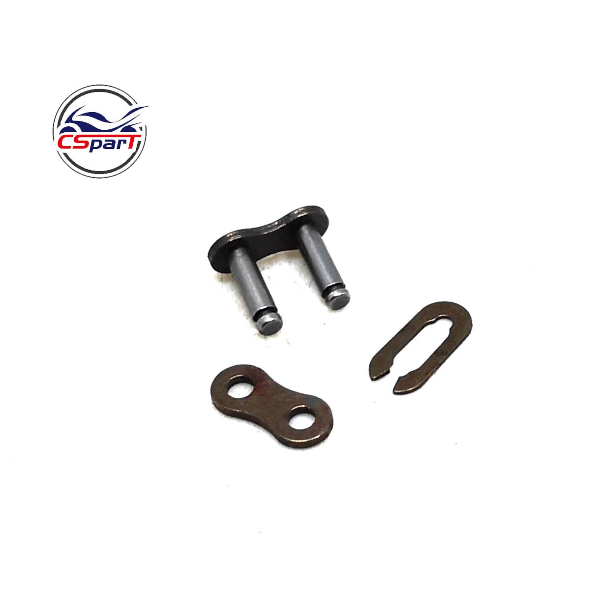 Cadena Master Link para Mini Moto, 25H de paso, 6,35mm, bolsillo, Dirt Pit, ATV, Quad, Go Kart E, Scooter de Gas, 47CC, 49CC