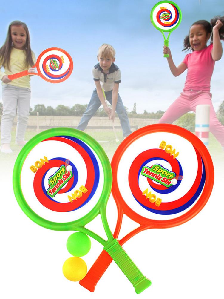 Kids Tennis Racket Multi-purpose Children's Fitness Intelligence Developing Toy for Outdoor Sports