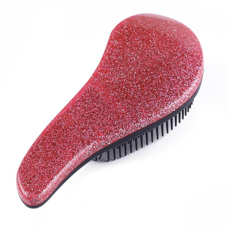 Anti-statische Entwirren Massage Kämme Teezer Dusche Galvanisieren Entwirren Massage Kamm Anti Haarausfall Massage Kopfhaut Haar Teezer