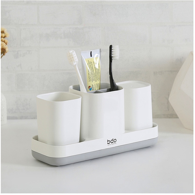 mouthwash cup brush toothbrush holder set simple household bathroom couple brush cup bathroom toothbrush holder wholesa