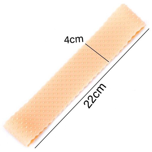 Opaska silikonowa sportowa opaska robić włosów antypoślizgowe i antypoślizgowe peruki posiadają przezroczystą opaskę z elastycznego miękkiego silikonu