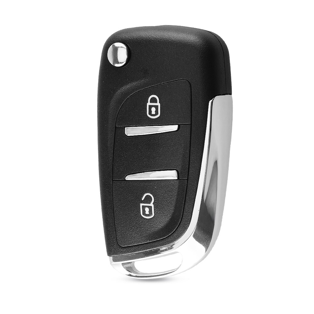 Keyyou Hca/Hu83 2 Knoppen Gewijzigd Afstandsbediening Auto Sleutel Voor Peugeot 307 3008 308 408 433Mhz PCF7961 ID46 CE0536 Flip Sleutelhanger Auto Key