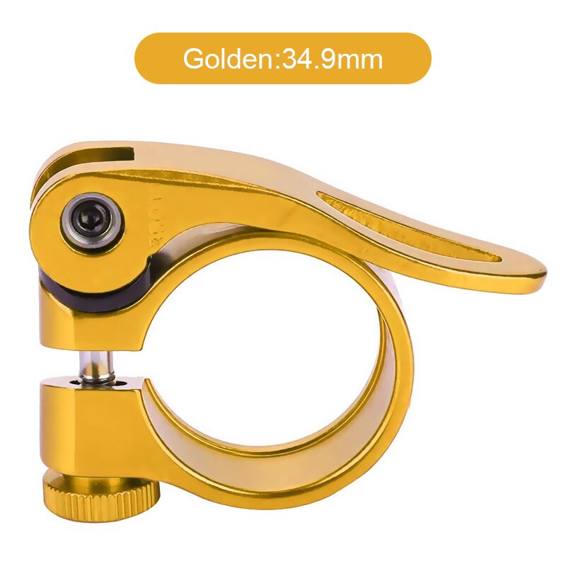 Bike Seatpost Clamp Aluminum Ultralight Quick Release Bicycle Seat Post Clip Bicycle Parts 31.8mm 34.9mm: 34.9mm B