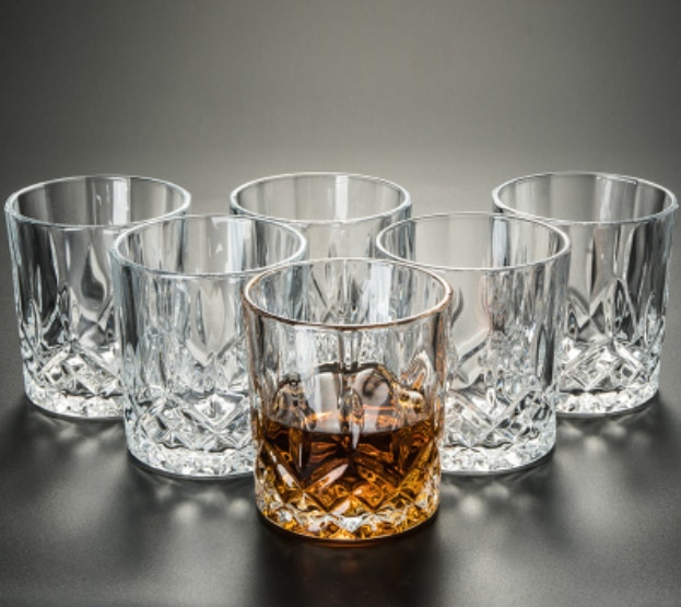 Transparent glas whisky sprit vin drycker karaff kristall sprit flaska vin karaff för bar fest bröllop