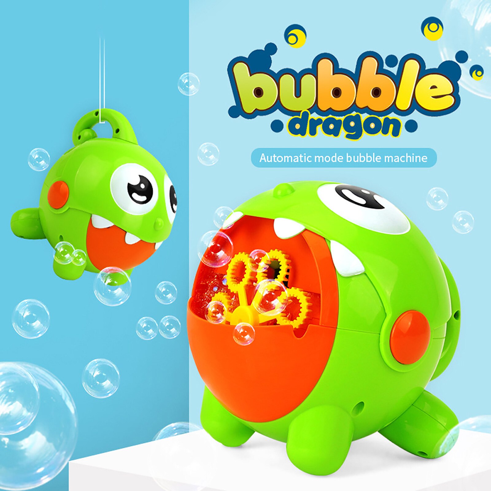 Bubble Machine Draak Automatische Bubble Maker Blower Bad Speelgoed Voor Baby 13X14X16 Perfect Voor Partijen Duurzaam en Langdurige