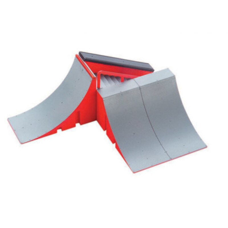 Finger skate park mini scooter ramp mini skate ramp jul födelsedag för barn: A
