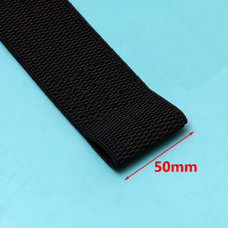 2/5M 25-100mm Schwarze Weiße Elastische Bänder Kleidung Bauch Näh-Gummiband Bekleidung Korsett Gürtel Dehnbares Band DIY-Material
