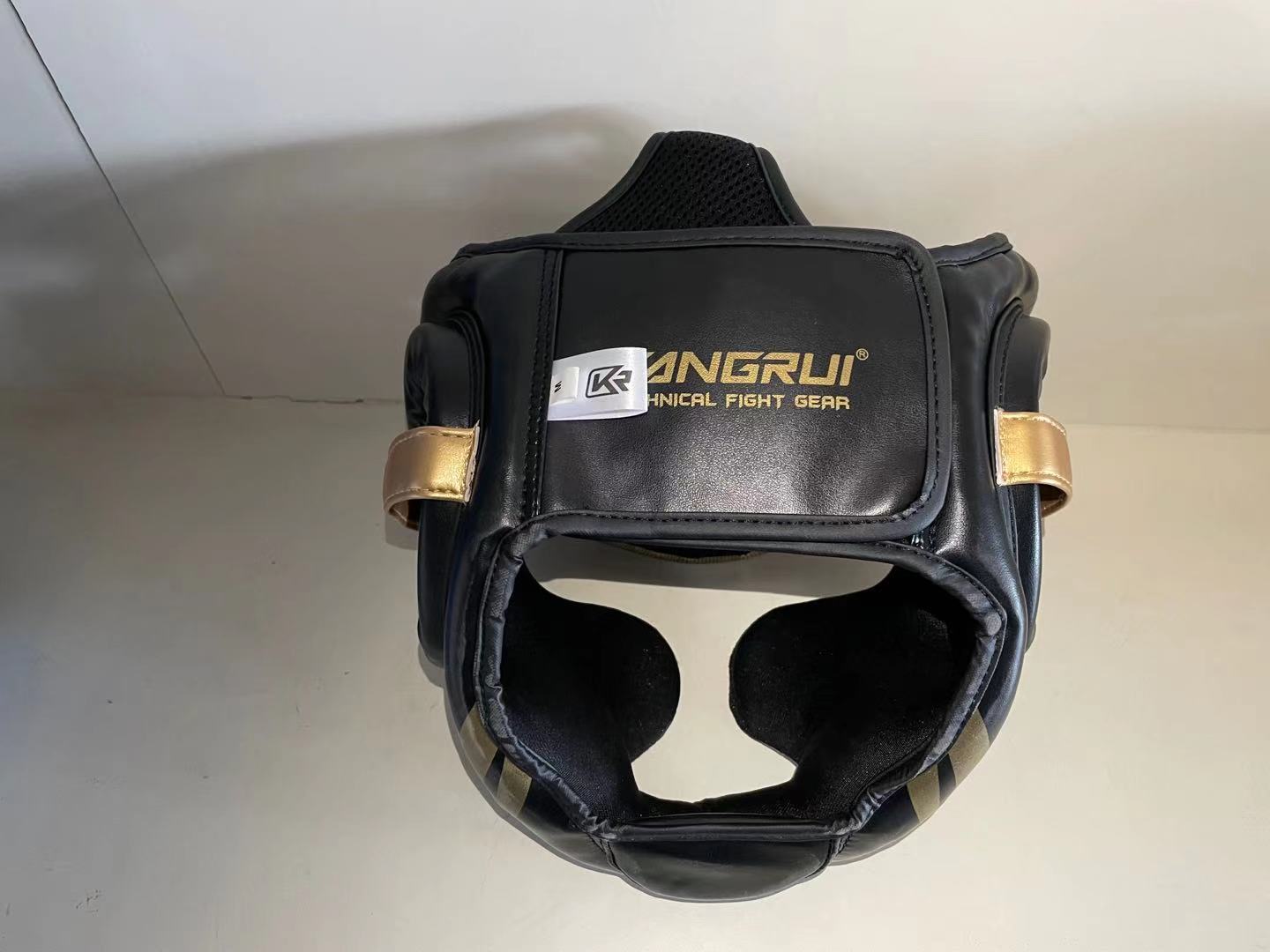 Casque de boxe MMA en Faux cuir, pour l'entraînement, Kickboxing, karaté, Taekwondo, pour hommes et femmes, pour enfants, Muay Thai Free Fight