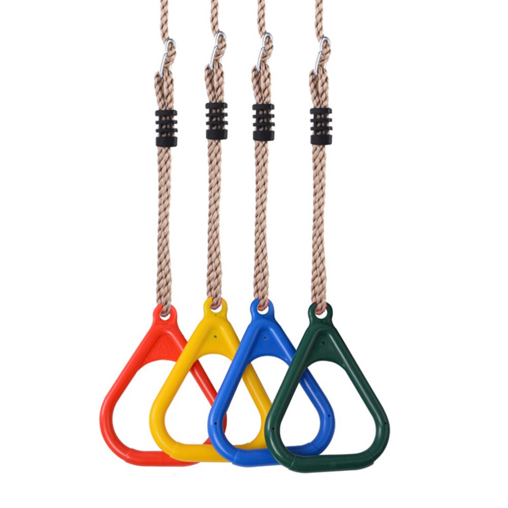 1 Pair Fitness Ring Children Gym Rings Excercise Tool for Pull-up Swings Bodyweight