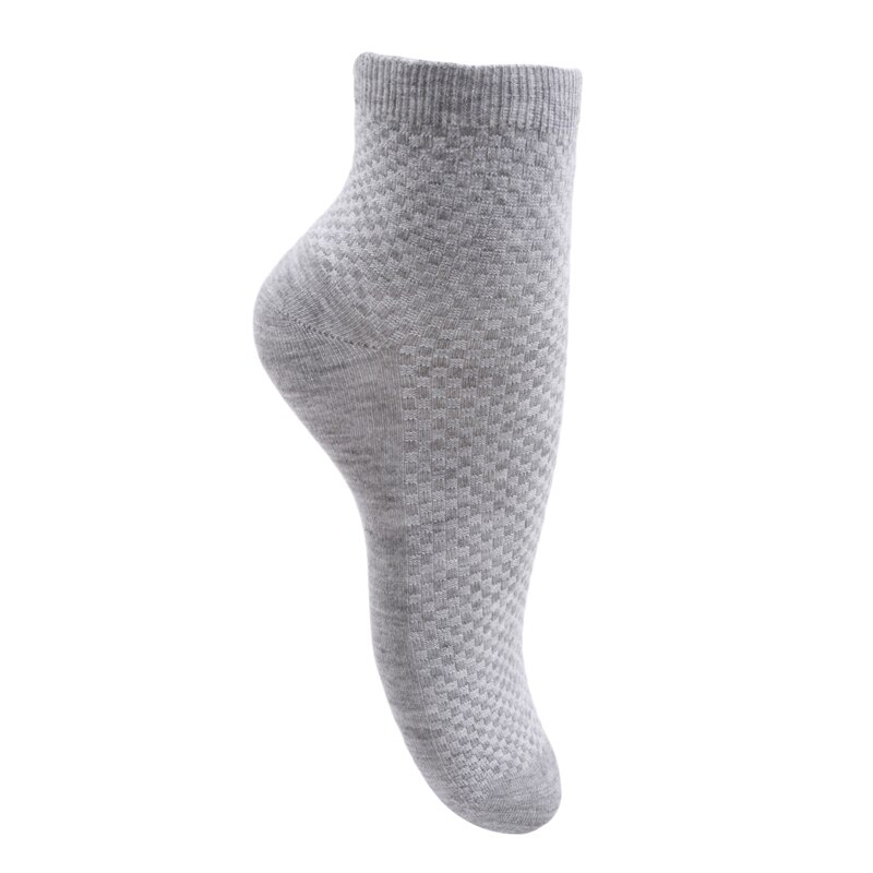 1 par de calcetines de fibra de bambú de para hombre, calcetines de compresión desodorantes transpirables de negocios: light grey