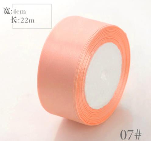 Corde d&#39;emballage en couleur 22m, largeur 4cm, ruban, cerclage de ballon, gif t, corde de fleurs, sangle lisse et brillante: champagne