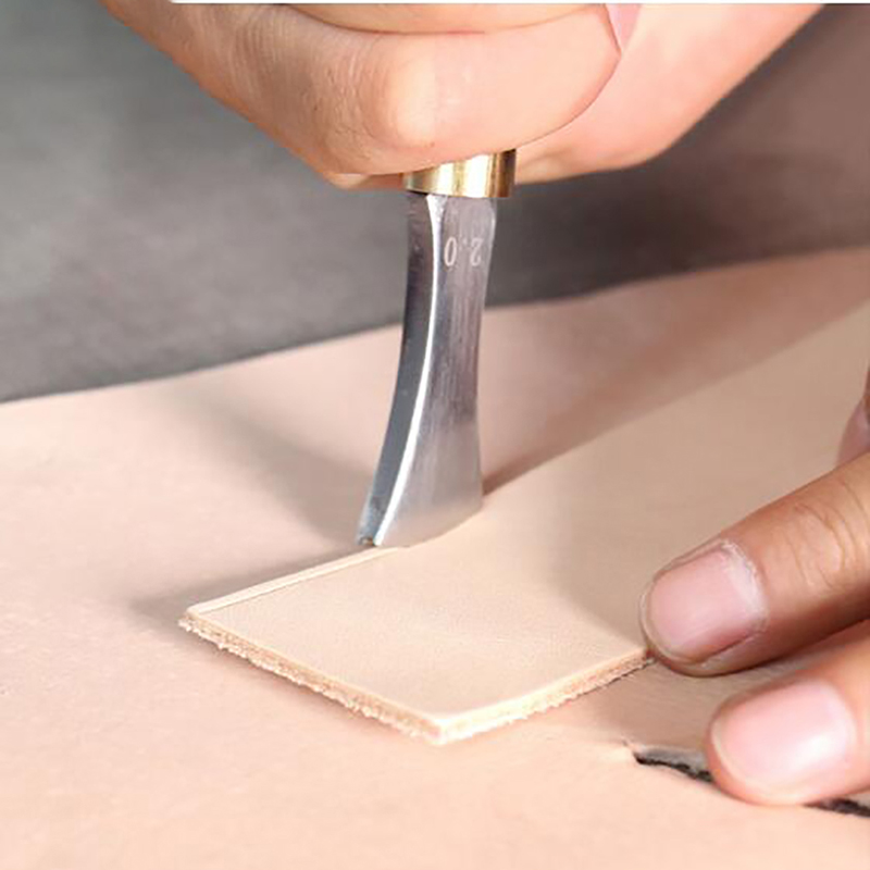 Arch Rand Sector Ondiepe Groef Randen Koud En Warm Druk Lijn Punch Inbedding Draad Leathercraft Gereedschap