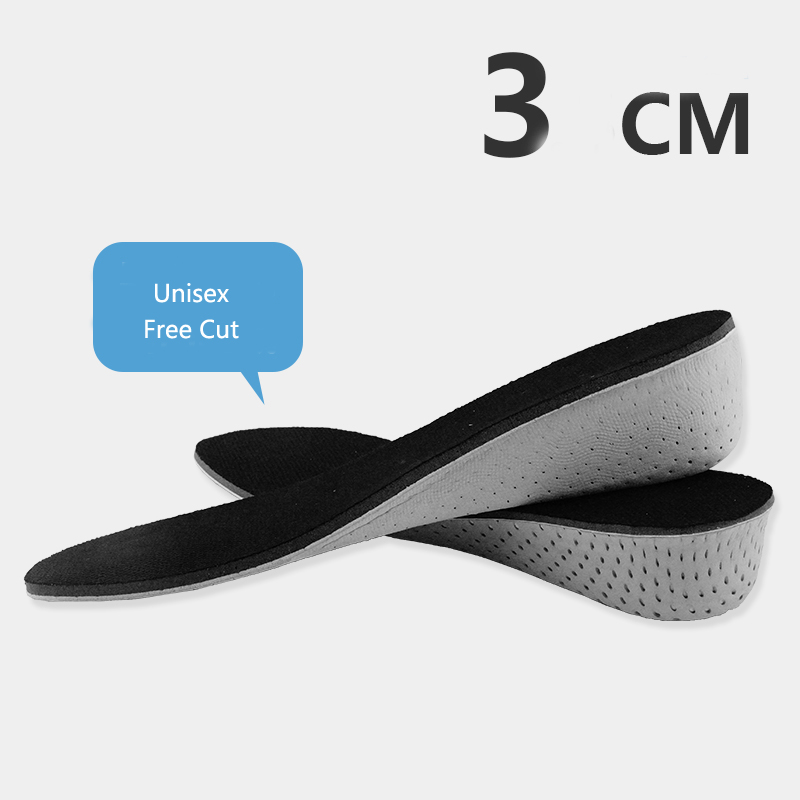 Sunvo Höer ErhöHenne Unsichtbare Einlegesohle für Männer Frauen Erhalten Größer ErhöHenne Erhöhte Einlegesohlen für Schuhe Einsätze Fuß Pads Kissen: 3cm
