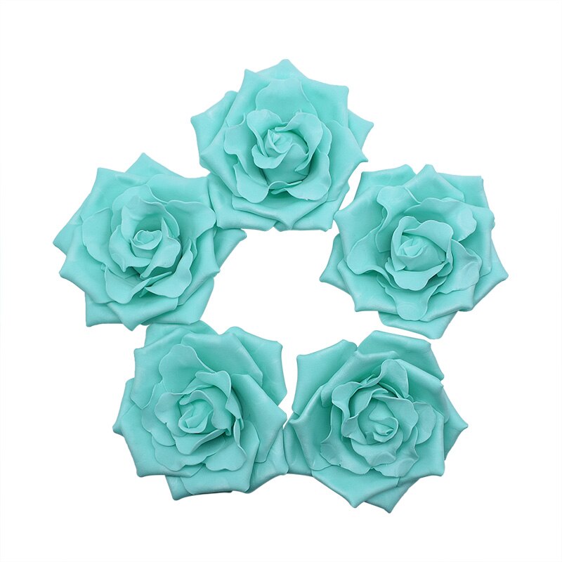 Roses artificielles en mousse 10cm 10 pièces | Têtes de fleurs artificielles pour Bouquet de mariage, couronne décorative pour la maison, décoration en boule bricolage pour mariage: F13