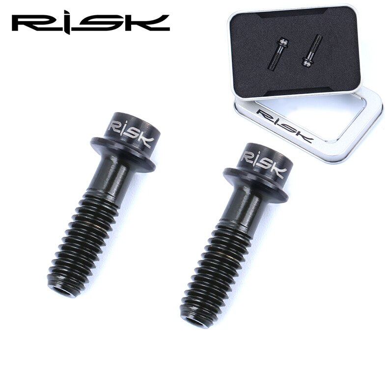 2 stücke M5x18mm Fahrrad Bremshebel Schrauben Titan Legierung Hohl Rabatt Bremse Befestigt Schraube Mountainbike Sitz Post Klemme bolzen: hohl Schwarz