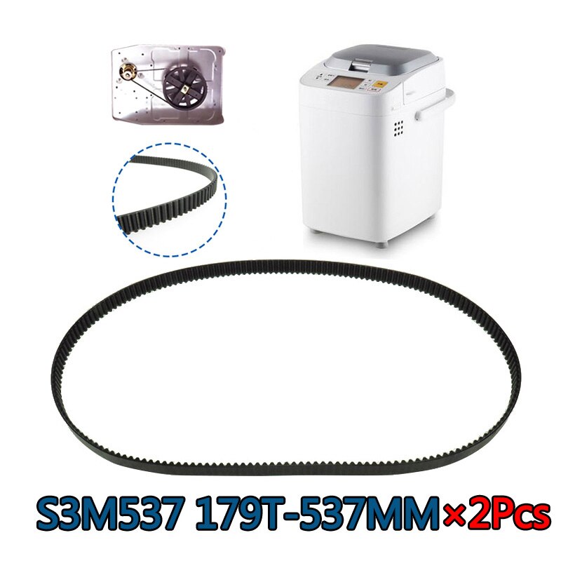 Piezas de repuesto para máquina de pan S3M537 179T, para DOMO B3970 B3980 B370029, 2 uds.