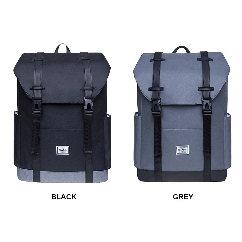 KAUKKO School & Leisure Modern daypack made of polyester for university office - daypack for 14 "laptop, 18L
