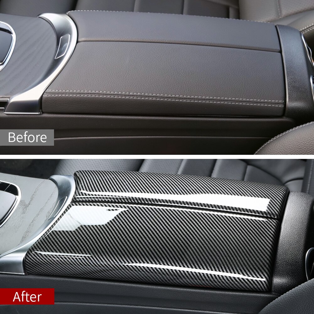 Armrest panel For Mercedes w205 amg/ interior trim c63 mercedes c class w205 accessories Mercedes glc x253 /amg coupe