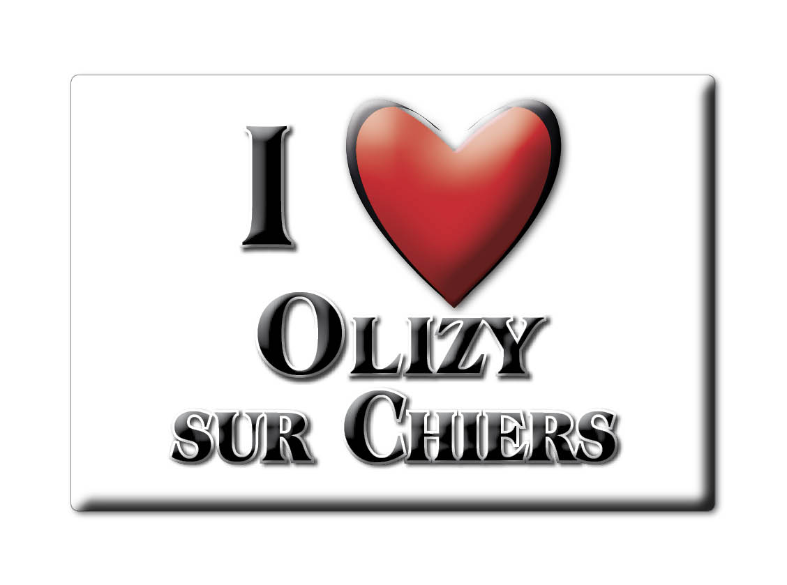 OLIZY SUR CHIERS CALAMITA MAGNETE ÎLE DE Francia (55) FRANCIA frigo magnete souvenir I amore regalo: normale