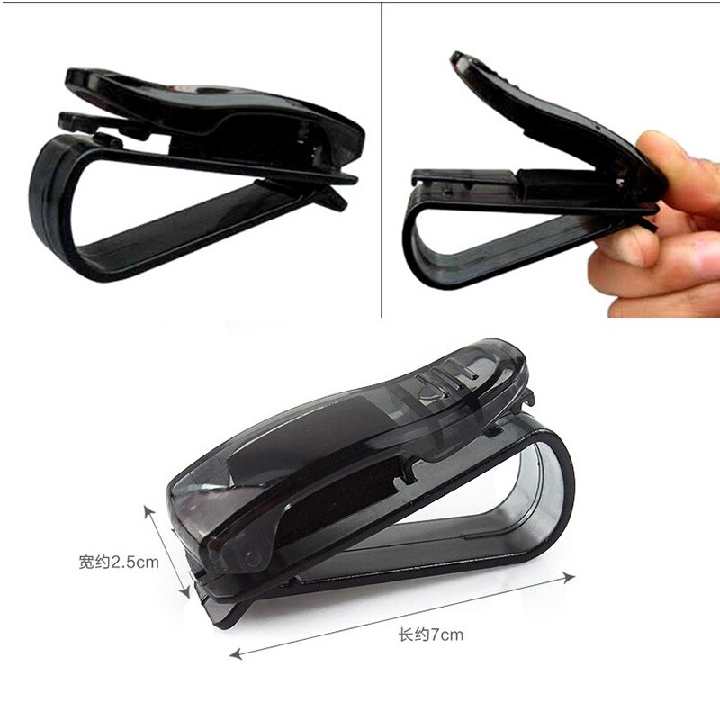 Auto Bril Zonnebril Clip Auto Accessoires Auto Voertuig Leesbril Zonnebril Brillen Zonneklep Clip Houder Draagbare