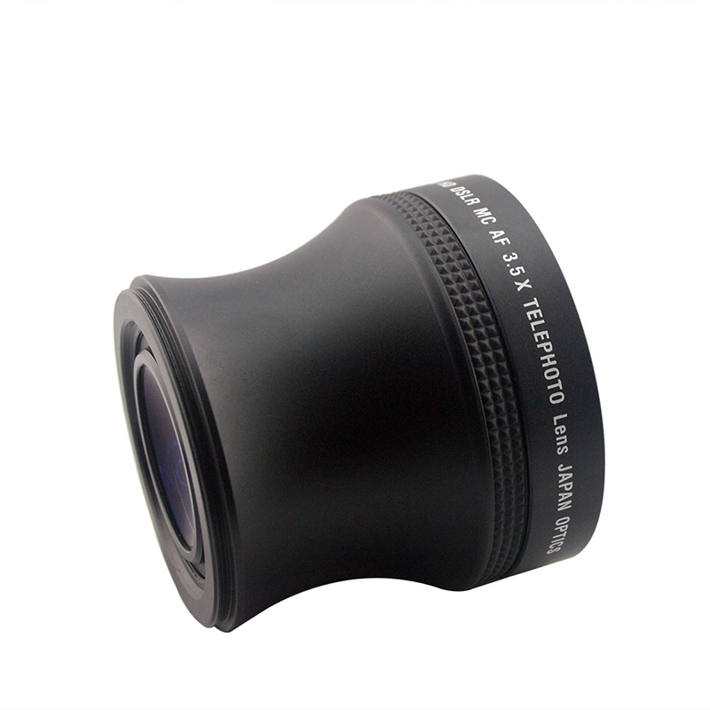 Lightdow 58Mm 3.5x Affliated Lens Metalen Teleconverter Vergroting Telelens Voor Lens Met 58Mm Filter Draad
