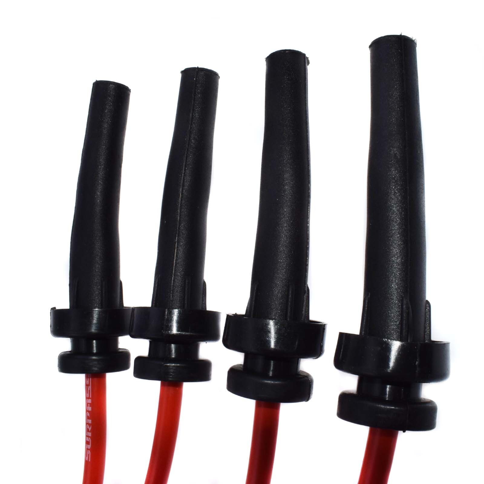 WOLFIGO, 4 Uds., Cable de bujía para motor de coche, Cable de encendido para Chrysler PT Cruiser, Sebring para Dodge Stratus SE RT 671-4079