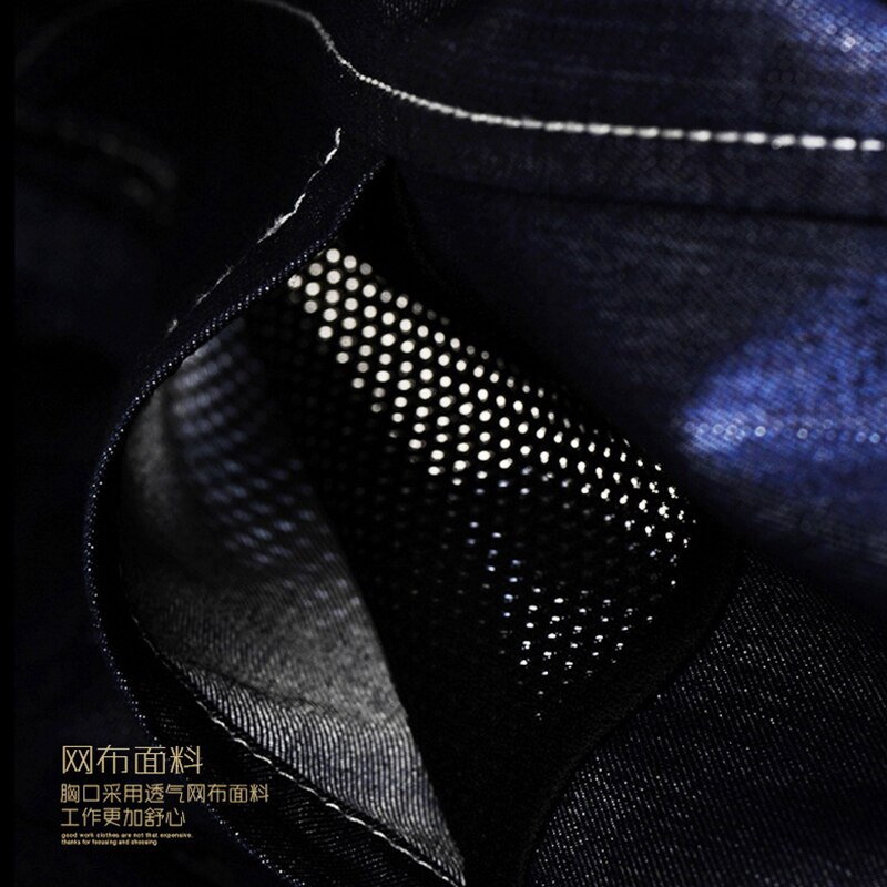 uniform hotel head chef restaurant kitchen chef jacket Food service denim blue short sleeve cook clothes