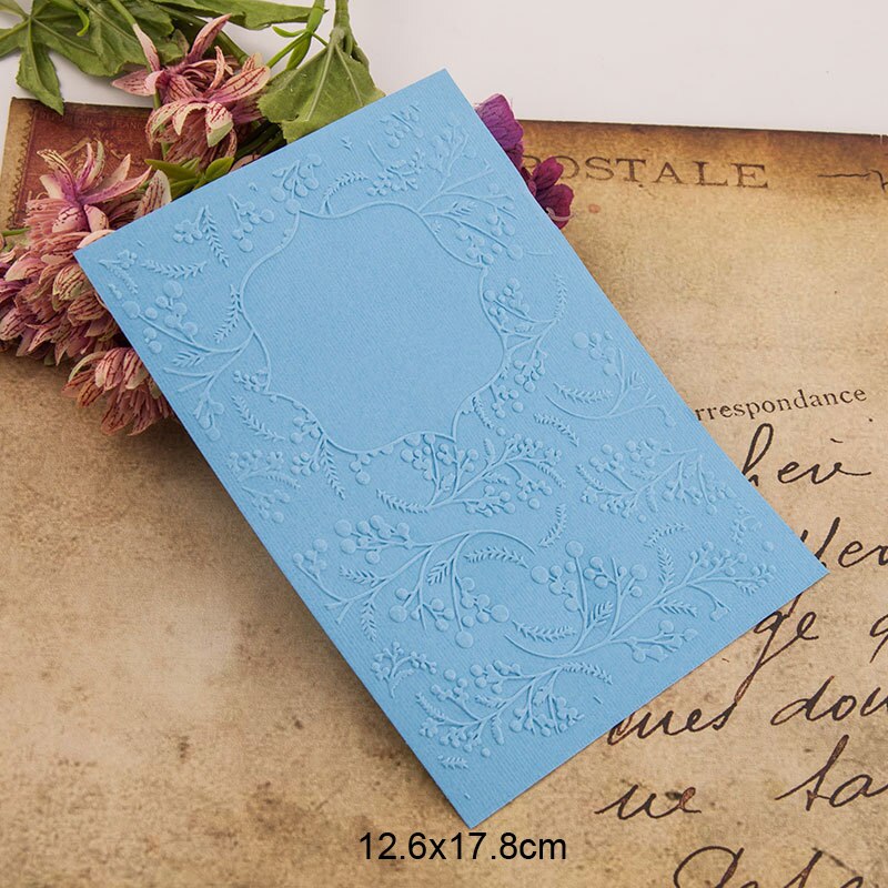 Carpeta con relieve de hojas y cuentas de perlas, suministros para fabricación de tarjetas, álbum, papel de boda, manualidades, decoración