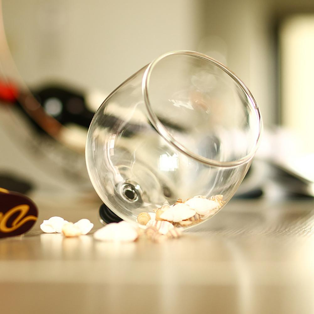 Glass Wine Bottle Durable Corks Binge Drinking Partner Red Wine Glass Bottle Wine Dedicated Booze Cup Perfect Topper: S