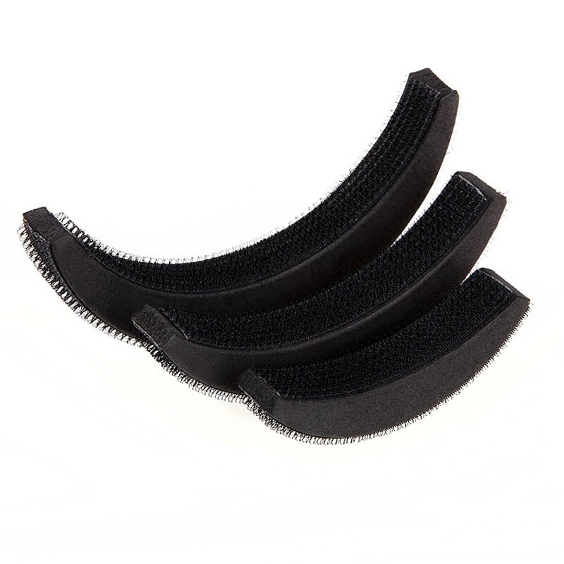 3 stk forskellige størrelser fluffy halvmåne klip pandehår pasta rod hår øget enhed godt hår højne værktøjer til pige 2 s