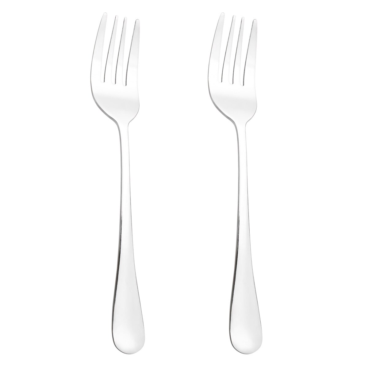 2Pcs Big Salad Serving Spoon Fork Set Mix Spoon Pot Porridge Tool Public Restaurant Serving Kitchenware Using Buffet Utensil: Silver C