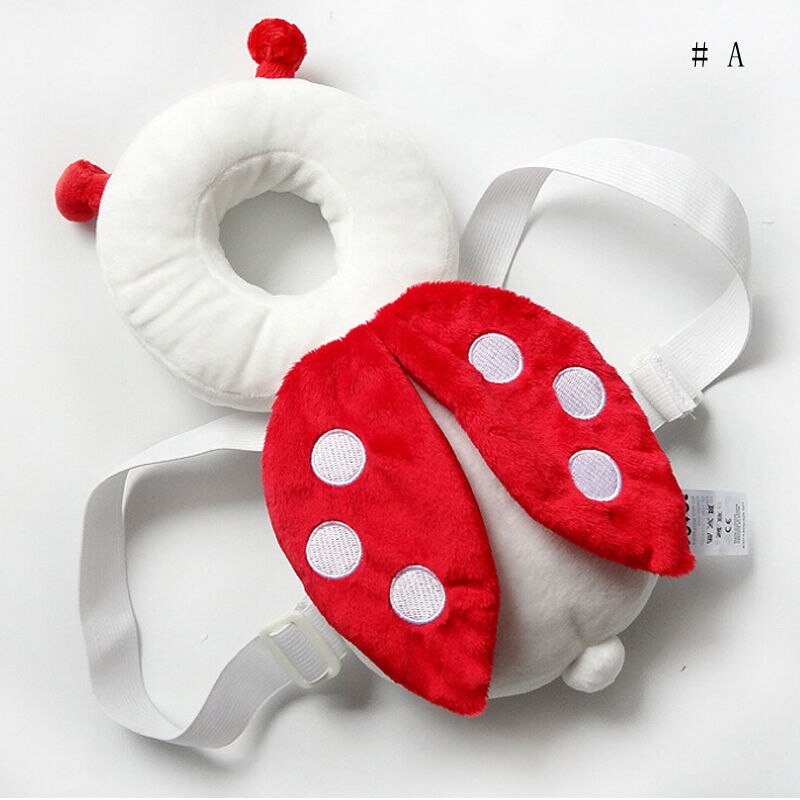 Neue Nette Baby-säuglingskleinkind Newborn Kopf Zurück Schutz Safety Pad Harness Kopfbedeckungen Cartoon Baby Kopfschutz Pad