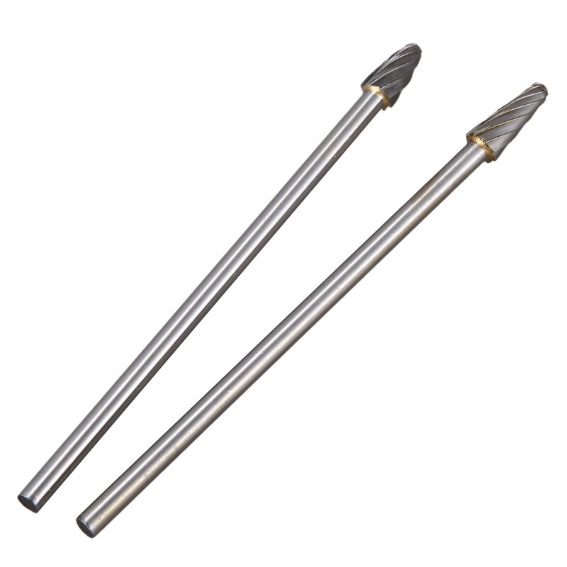 6 stuks/set  of 6 x 10mm braambit cnc graveerrotatiefrees verlengde vijl