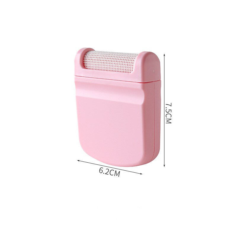 4 färger lintborttagare bärbar 6.4*2*7.5cm hår boll trimmer fuzz pellets klippa maskin epilator tröja kläder: Rosa