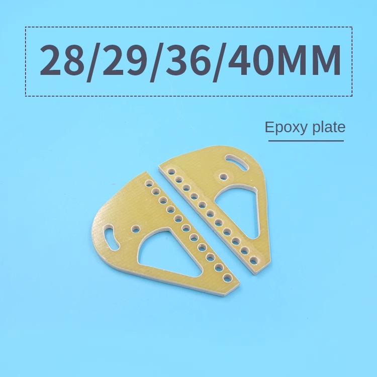 36/40mm Brushless Motor Mount Holder Fixing Bracket Water Cooling Sheet/Side Plate/Fixing Ring RC Model Boat Accessories: Light Grey