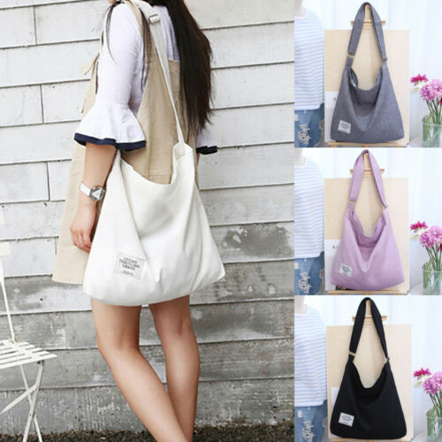 Neue Frauen Satchel Schulter Tasche Tote Messenger Dame Kreuz Körper Große Leinwand Handtasche