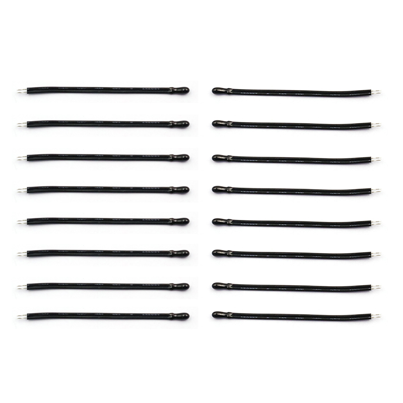 10PCS Thermistor NTC Negative Temperature Coefficient MF52D 10K/100K Probe with Wire Temperature Sensor 3950