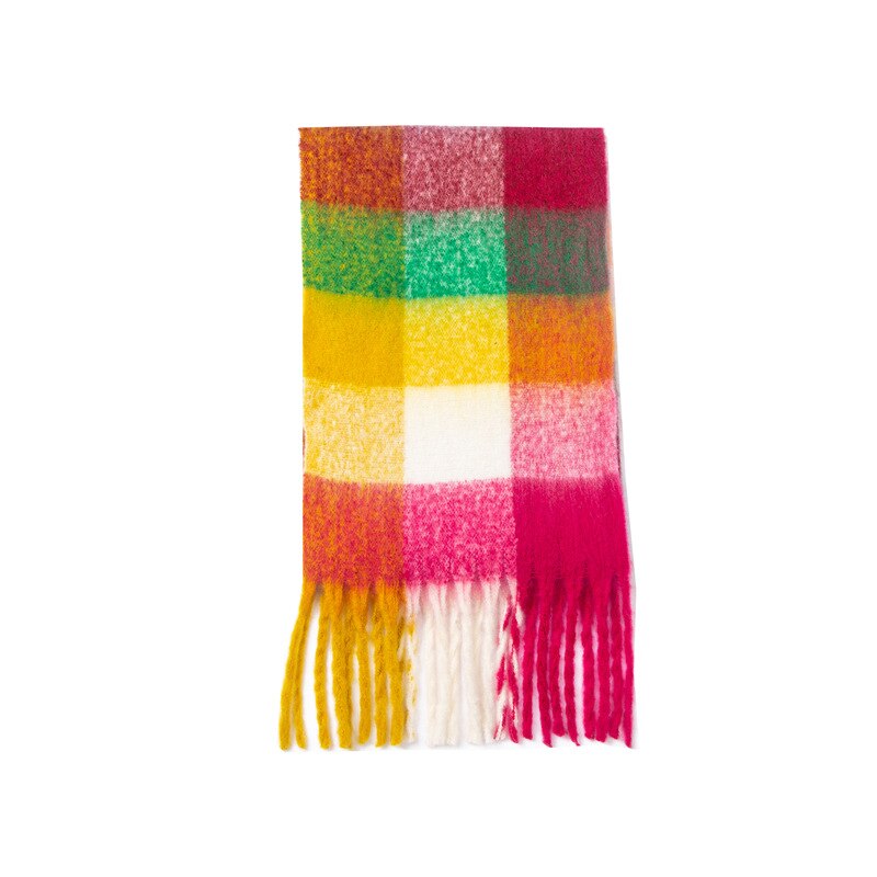 nouvelle Plaid hiver écharpe femmes grande taille Plus épais Pashmina châles femelle grande couverture gland enveloppes 250cm: 01