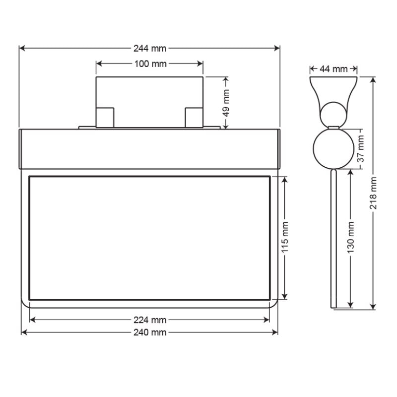 Sfs SFS30-3-L Urgent Output Routing Fixture Continuous and Kesintide 180 Min. Burning 6xF LED