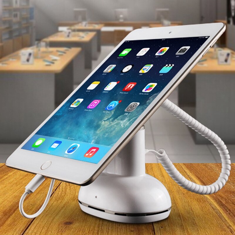 Tablet Anti-Theft Display Stand Mobile Phone Alarm Holder Rechargeable Support Cell Phone And Tablet For Iphone Ipad(Eu Plug)