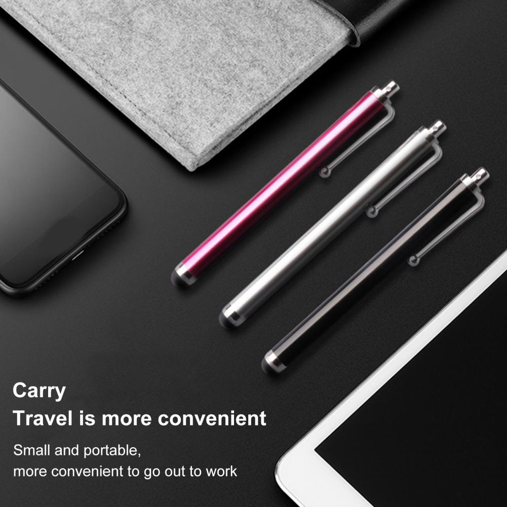 10Pcs Cell Phone Pen Universal Metal Touch Screen Pen Stylus Pens for Ipad Apple Samsung Tablet All Capacitive Screen with Clip