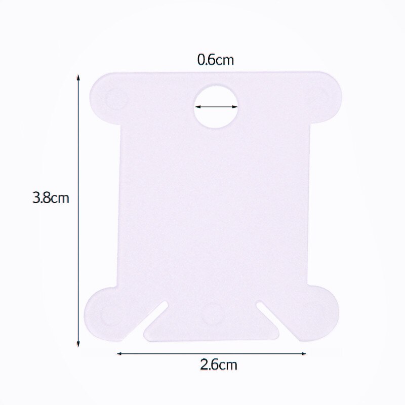 50/100pcs Thread Organizer Embroidery Thread holder Floss Craft Bobbin Cross Stitch Storage Holder Plastic Sewing Thread Board