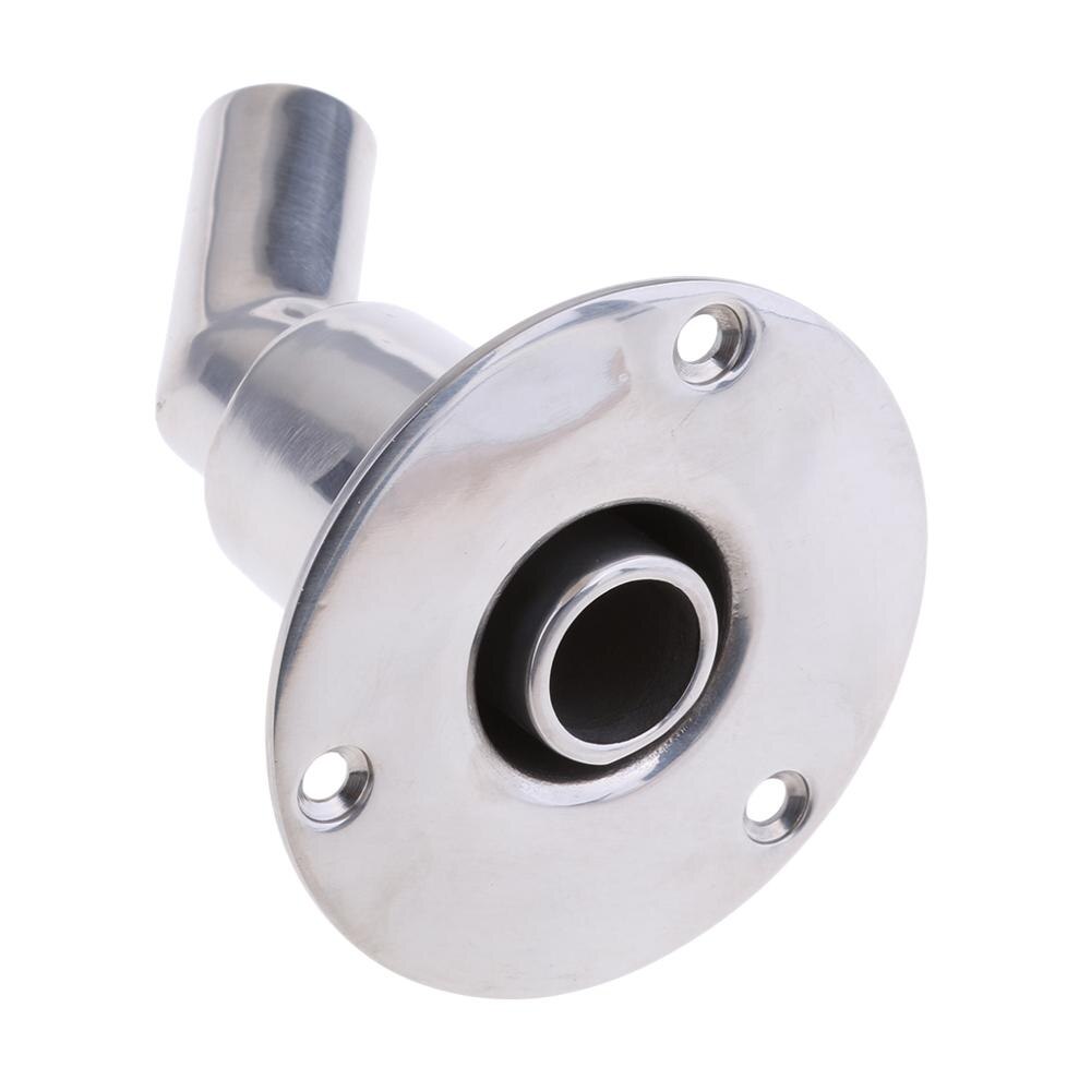 Boat Thru Hull Plumbing Marine Stainless Steel 90 Degree Thru Hull Plumbing Fitting Hardware For 7/8" 22mm ID Hose Pipe