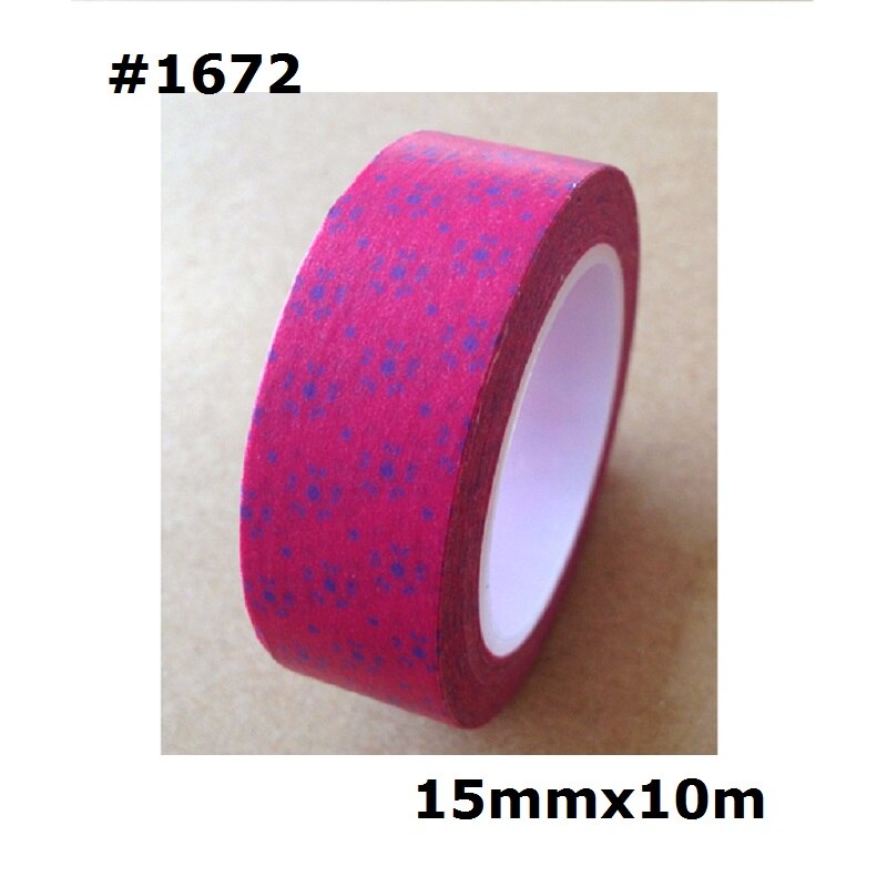 Basic Washi Tape Decorative Paper Tape Japanese Masking Tape Wrapping Tape: 1672