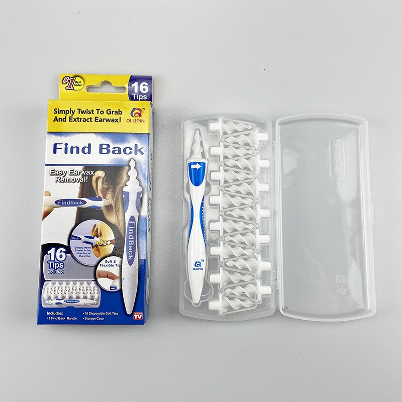 16Pcs Set Ear Wax Removal Tool Rotate To Comprehensive Clean Ear Cleaner Convenient Ear Sticks Safe Ear Care Clean Your Ears: Default Title